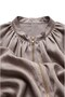 Beige Soho Bomber Jacket Pants Satin Set - 4