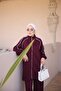 Women's Piping Detailed Stand Collar Zippered Hijab Tracksuit Set - 5