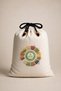 Multi-Purpose Printed Legume Pouch, Nuts Pouch, and Dried Food Pouch - 100% Cotton Raw Cloth Fabric | Model-03 | - 6