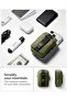 محفظة من سبيجين مصنوعة من السيليكون للجنسين، بتصميم بسيط باللون الأسود، مع حماية RFID و تثبيت مغناطي - 3