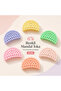 6-Piece Pearl Oval Bead Model Colorful Latch Buckle - 5 cm