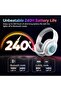 QCY سماعة راس V200 للالعاب لاسلكية 2.4GHz مع ميكروفون قابل للفصل بخاصية الغاء الضوضاء، صوت محيطي 7.1 - 4