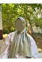 Hijab Cotton Soft Shiny Textured Viva Pattern Jacquard Shawl Çağla - 2