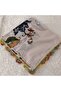 Handmade Needlework Writing, Scarf, Yemeni, Mevlit Cover, Head Cover, 4 Sides Embroidered, 100% Cotton, 100*100cm - 4