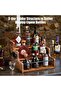 Portalof Liquor Bottle Storage Rack Wooden Multi-Layer Display Shelf for Liquor, Whiskey, and Beverages - 7
