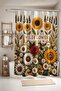 Bathroom Curtain, Colorful Forest Flowers Patterned Shower Curtain, Bathtub Curtain 175X200Cm - 2