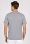 Men Sportswear Fit Short Sleeve Outdoor T-Shirt, Grey - 5