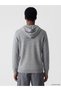 Ozmarka New Season Gray Regular Fit Hooded Men's Knitwear Cardigan - 4