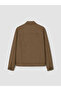 Ozmarka New Season Beige Regular Fit Shirt Collar Men's Suede Jacket - 7