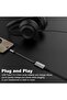 محول مقسم USB C الى صوت AUX 3.5 ملم وPD 60 واط، دونجل سماعة راس نوع سي 2 في 1 مع شريحة محول رقمي تنا - 6