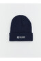 Navy blue real madrid embroidered men's beanie