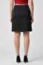 Women Plain Mini Skirts, Black - 4