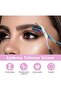 Professional 2 in 1 Eyebrow Scissors with Comb Stainless Steel Micro Eyebrow Trimmer Shaping Tool for Women - 2