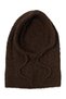 Balaclava tricotată cu model torsadă - 2