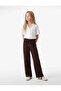 Wide-Legged Pants with Belted Waistband