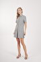 Women's Buttoned Pleated Detail Dress - 5