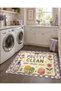Eta Written and Thematic Modern Woven Base Decorative Carpet Eta4158 - 3
