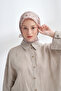 Garden Melody Patterned the Tencel Edit Scarf - Latte - 3