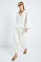 Embroidered Wide Sleeve Oversize Jacket - 4
