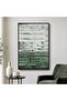 Signtouch Grey Silver Abstract Wall Art Set of 2 Outer Frame 40x60 cm