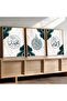 ALAYRA Arabic Hotel Islamic Wall Art Set of 3 Outer Frame 60x80 cm