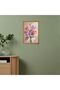 Signtouch Romantic Pink Rose Watercolor Bouquet Wall Art Outer Frame 50x70 cm - 4