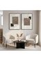 Signtouch Neutral Geometric Wall Art Set of 2 Outer Frame 40x60 cm - 3