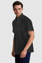 Men's Black Short Sleeve Shirt 50320240-Vr046 - 2
