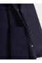 Shirt Collar Patterned Women's Coat - 5