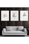 ALAYRA Shukr Sabr Salam Hotel Islamic Wall Art 3-Piece Outer Frame 60x80 cm - 2