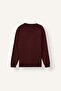Regular Fit Crew Neck Basic Knit Sweater A5268Ax26Au - 2