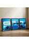 Signtouch 99 Names Allah Glass Spiritual Islamic Wall Art Outer Frame 50x70 cm