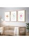 ALAYRA Ocean Safari Animal Playroom Wall Art 3-Piece White Frame 60x80 cm - 5