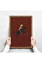 Signtouch Western Cowboy Skull Horse Riding Gothic Wall Art Outer Frame 50x70 cm - 3