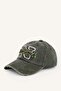 Men's Cotton Embroidered Hat with Vintage Detail I4872Ax26Sm