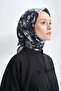 Garden Melody Patterned the Tencel Edit Scarf - Black