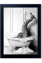 Signtouch Geometric Circles Lines Wall Art Set of 3 Outer Frame 40x60 cm