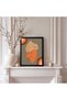 Signtouch Mother Baby Line Drawing Idea Wall Art Natural Wood Frame 40x60 cm - 3
