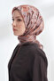 Garden Melody Patterned the Tencel Edit Scarf - Dark Mink - 3