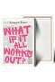 ALAYRA What If It All Works Out Typography Wrap Framed Wall Art 60x80 cm