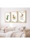 Signtouch CmWith Cute Jungle Playroom Wall Art 3-Piece White Frame 30x40 cm - 2