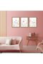 Signtouch Wildflower Pink Floral Nursery Framed Wall Art 3-Piece 50x70 cm - 4