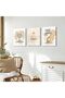 Signtouch Tree Life Yin Yang Lotus Wrap Framed Canvas Wall Art Set of 3 40x60 cm - 3