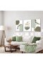 Signtouch Sage Green FramedSet 3 Nordic Watercolor Botanical Wall Art 40x60 cm - 2