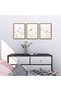 Signtouch Wildflower Pink Floral Nursery Framed Wall Art 3-Piece 50x70 cm - 5