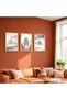 Signtouch Office Living Room Canvas Wall Art Set of 3 Outer Frame 40x60 cm - 2