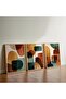 Signtouch Floral Abstract Framed Wall Art Set of 3 30x40 cm - 2