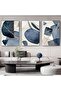 Signtouch Boho Floral Market Botanical Wrap Framed Wall Art 3-Piece 40x60 cm