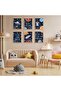 Signtouch Animal Kids Nursery Girls Wall Art 6-Piece Outer Frame 30x40 cm - 4