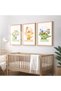 Signtouch Dino Safari Nursery Wall Art 3-Piece Natural Wood Frame 40x60 cm - 3